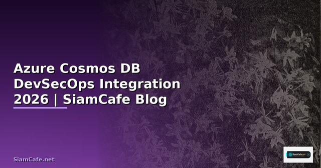 Azure Cosmos DB DevSecOps Integration