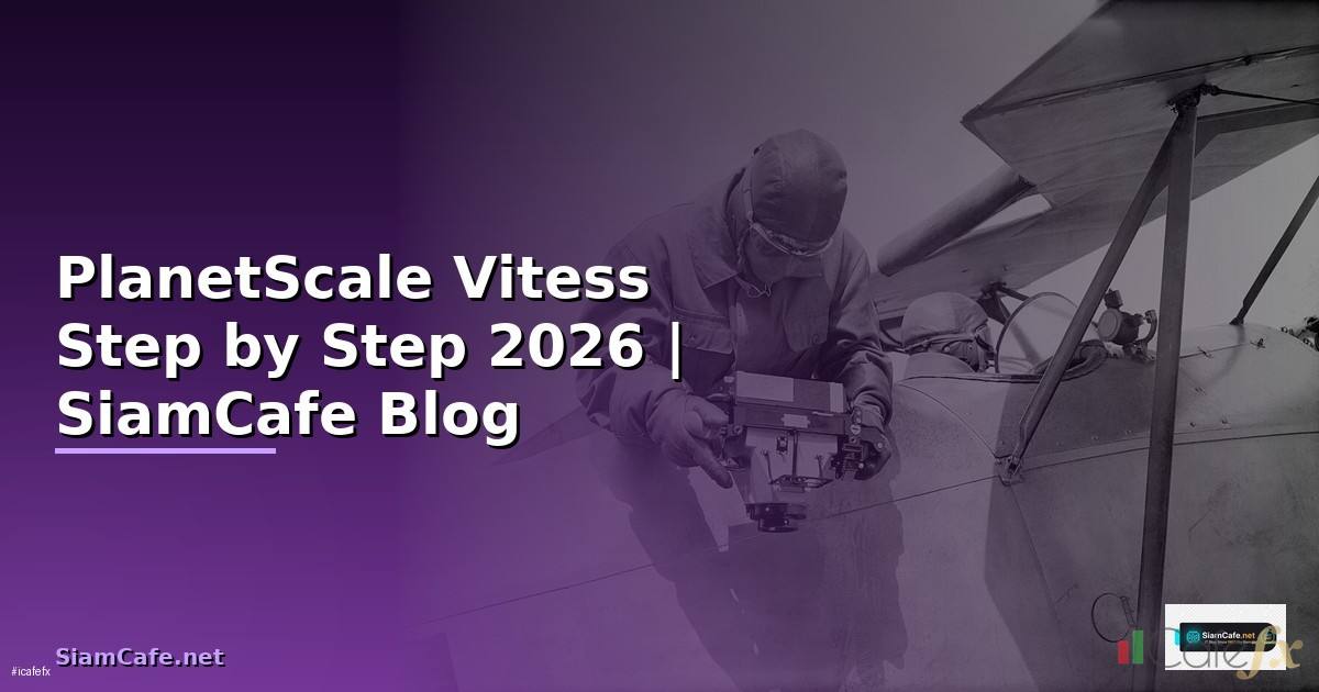 PlanetScale Vitess สำหรับมือใหม่ Step by Step