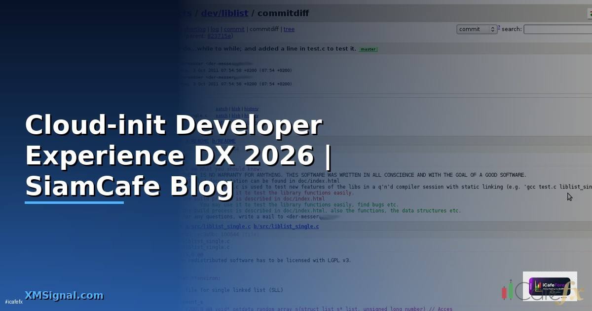 Cloud-init Developer Experience DX