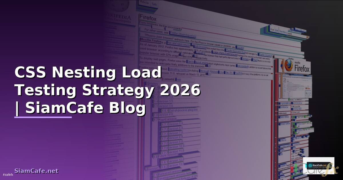 CSS Nesting Load Testing Strategy