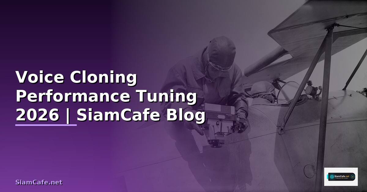 Voice Cloning Performance Tuning เพิ่มความเร็ว