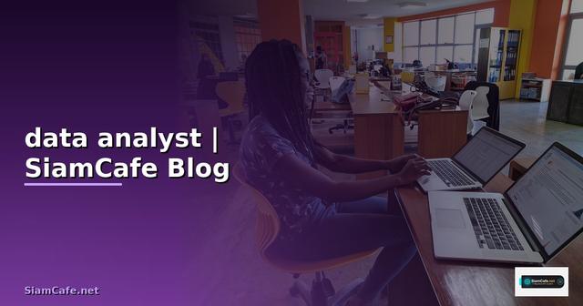 ฝึกงาน data analyst