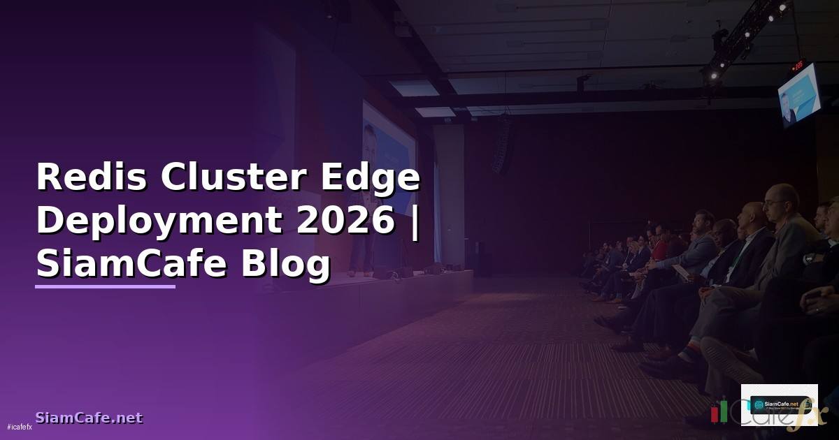 Redis Cluster Edge Deployment