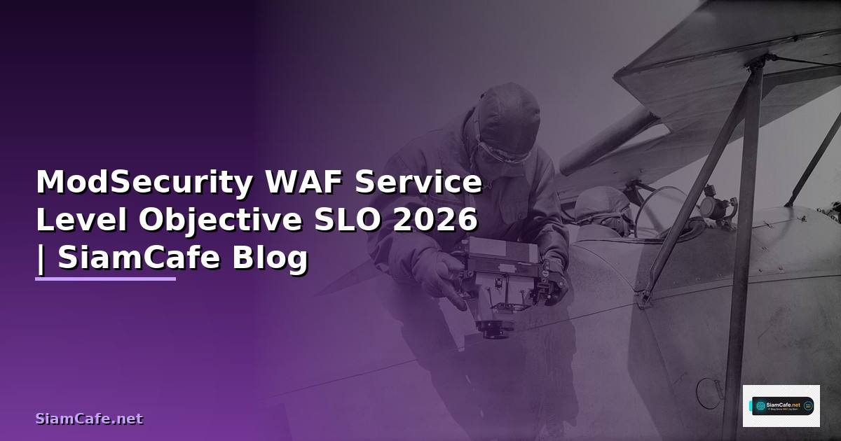 ModSecurity WAF Service Level Objective SLO