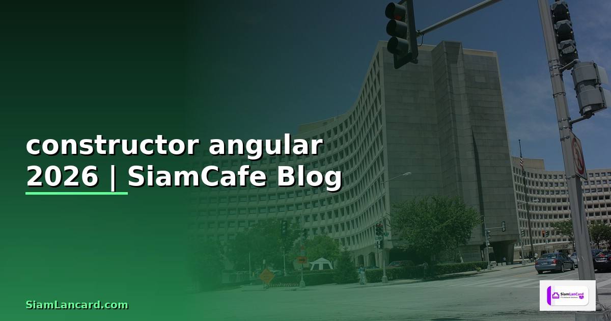 constructor angular คือ