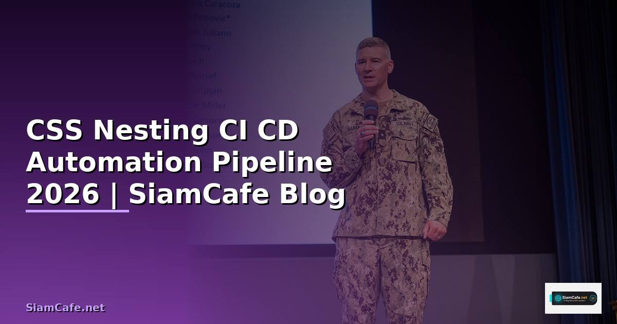 CSS Nesting CI CD Automation Pipeline