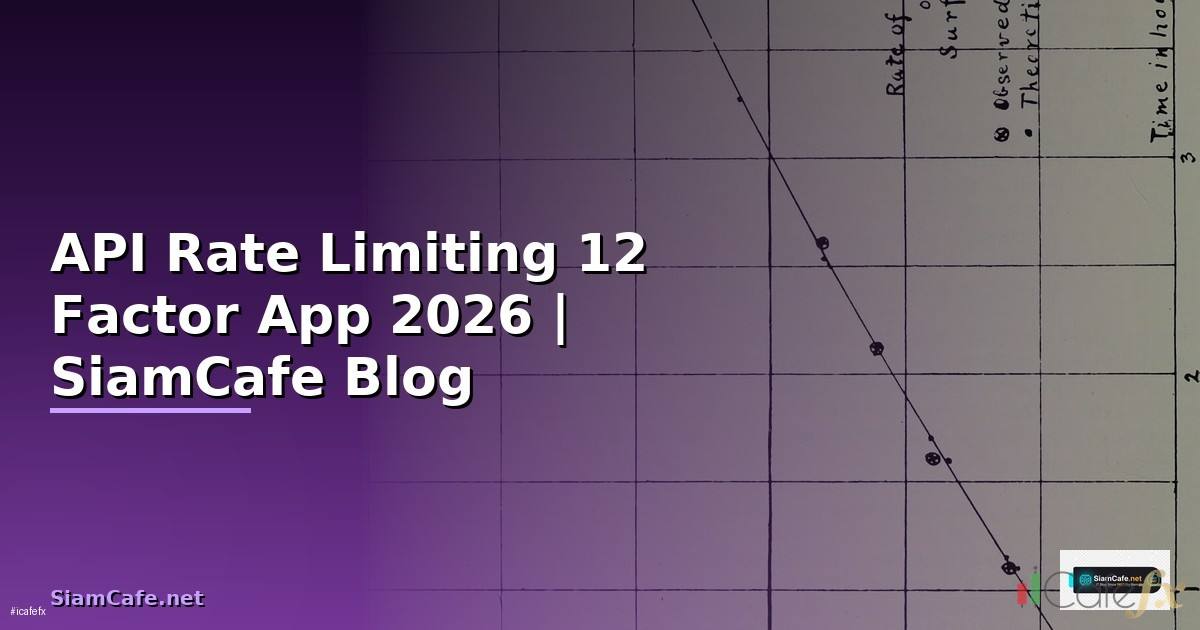 API Rate Limiting 12 Factor App