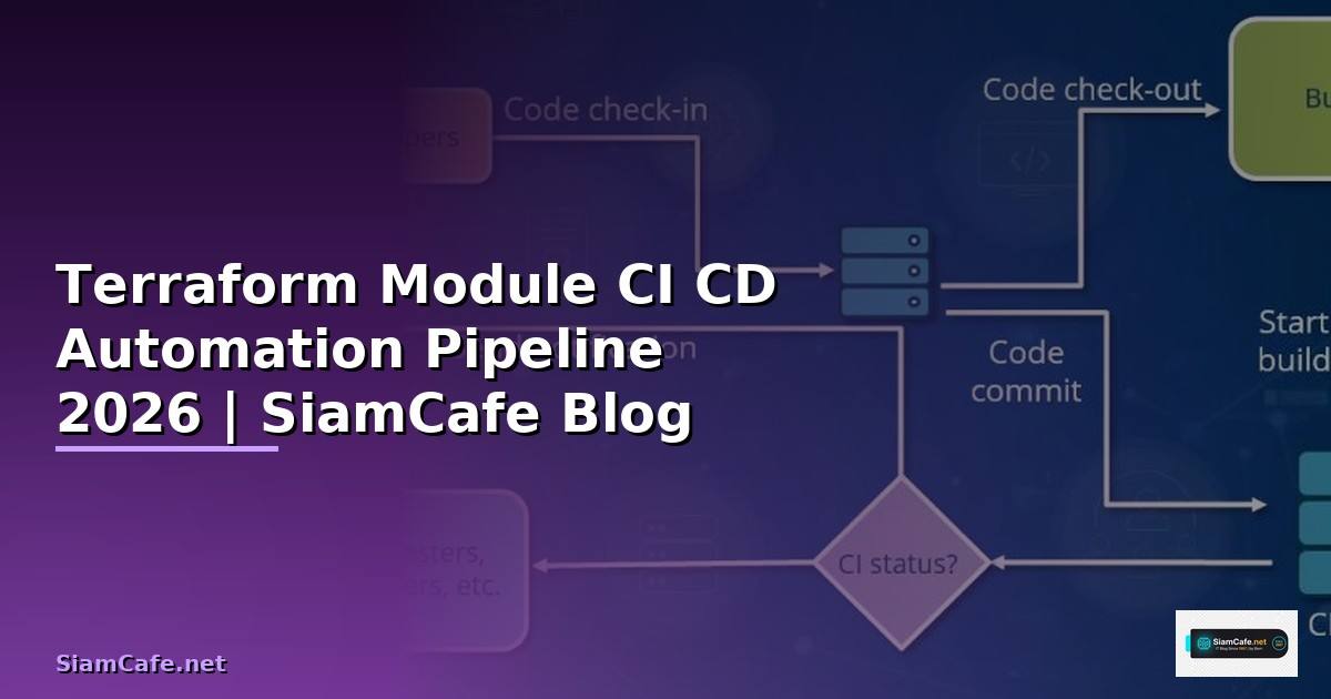 Terraform Module CI CD Automation Pipeline