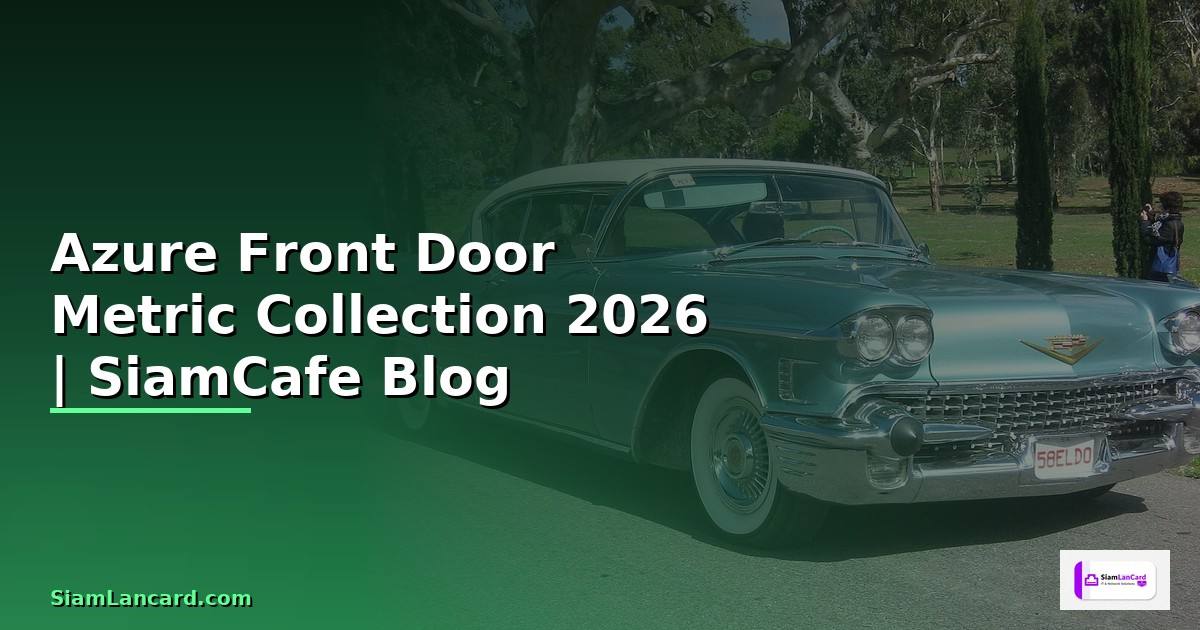 Azure Front Door Metric Collection