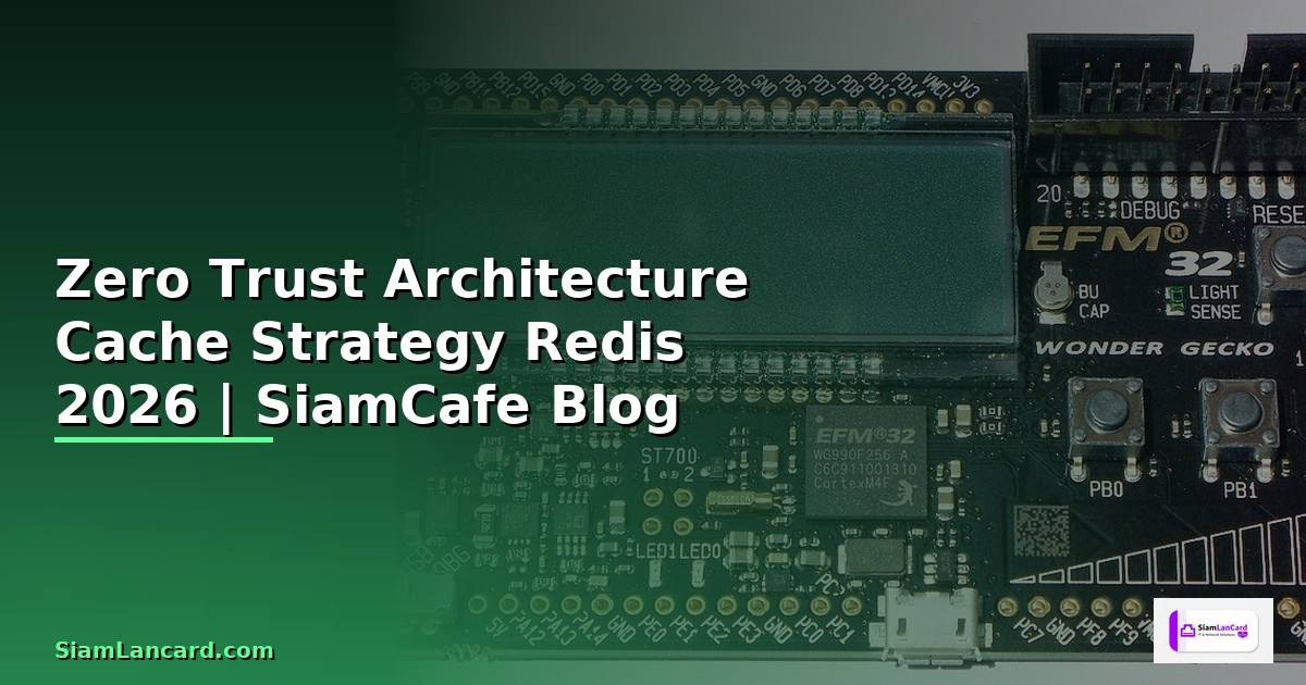 Zero Trust Architecture Cache Strategy Redis