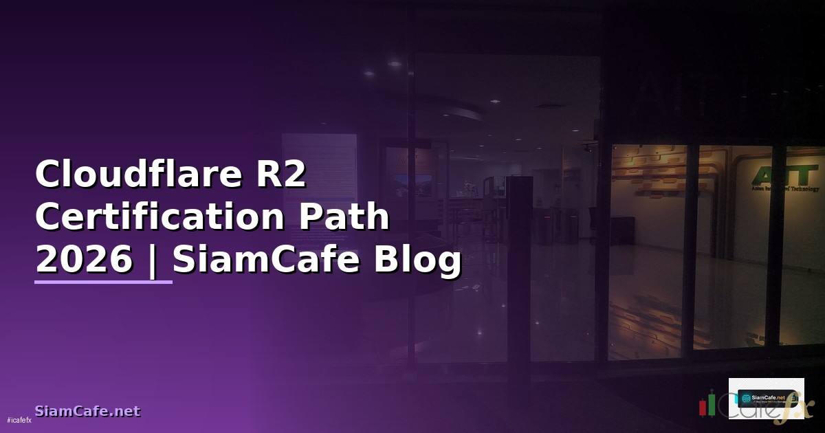 Cloudflare R2 Certification Path