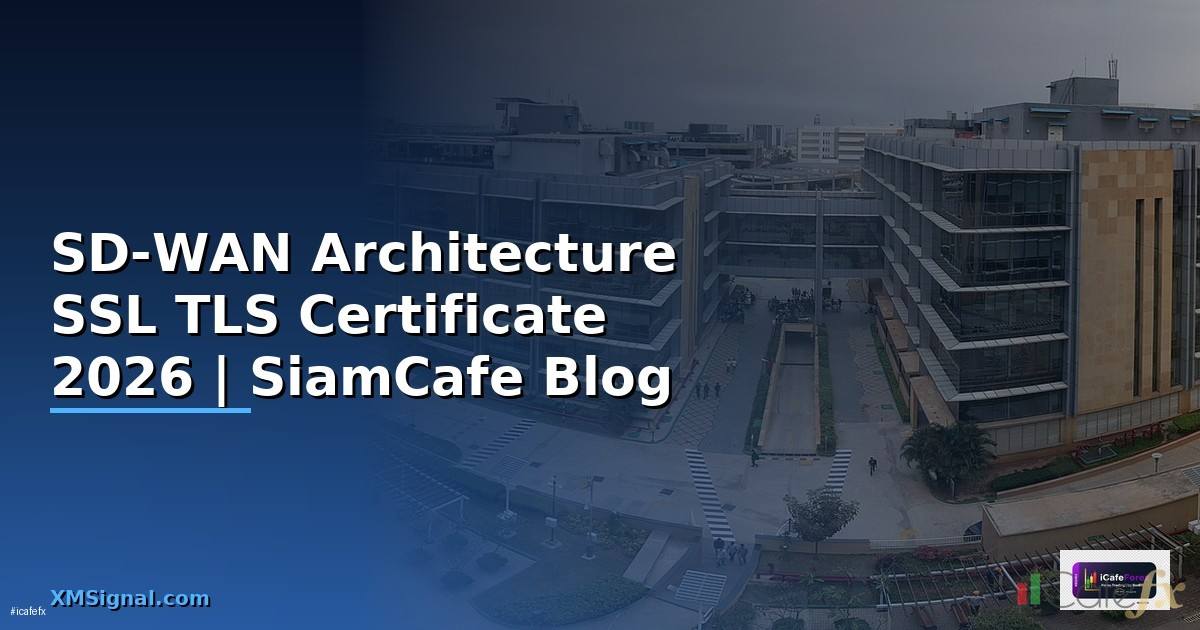 SD-WAN Architecture SSL TLS Certificate