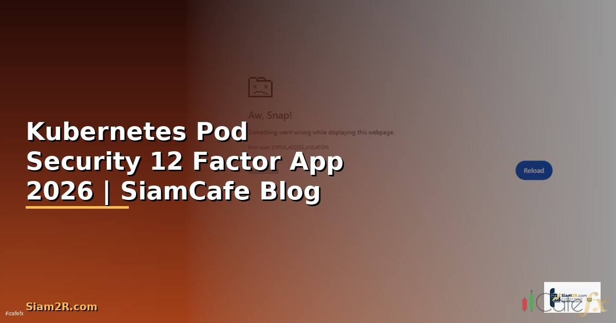 Kubernetes Pod Security 12 Factor App