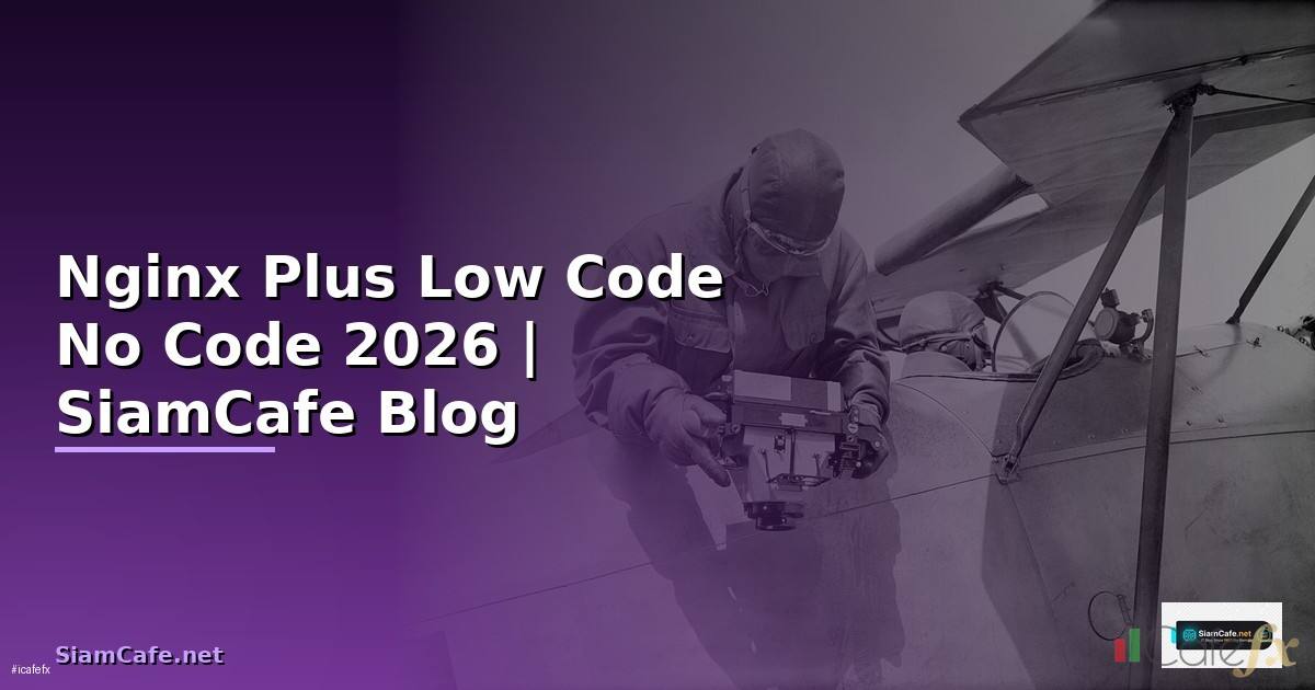 Nginx Plus Low Code No Code