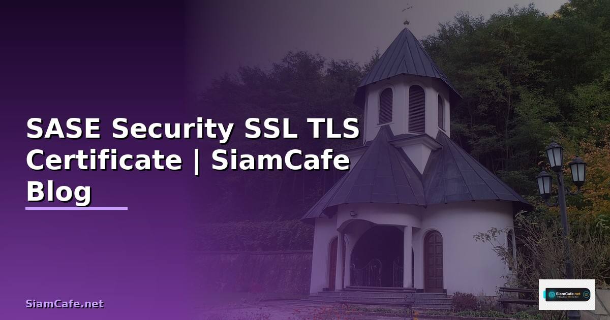 SASE Security SSL TLS Certificate