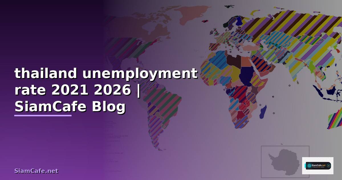 thailand unemployment rate 2021