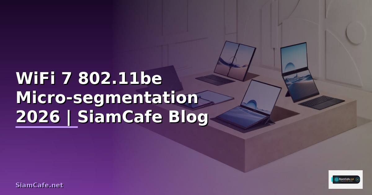 WiFi 7 802.11be Micro-segmentation