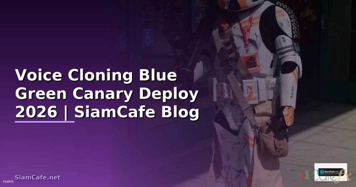 Voice Cloning Blue Green Canary Deploy —