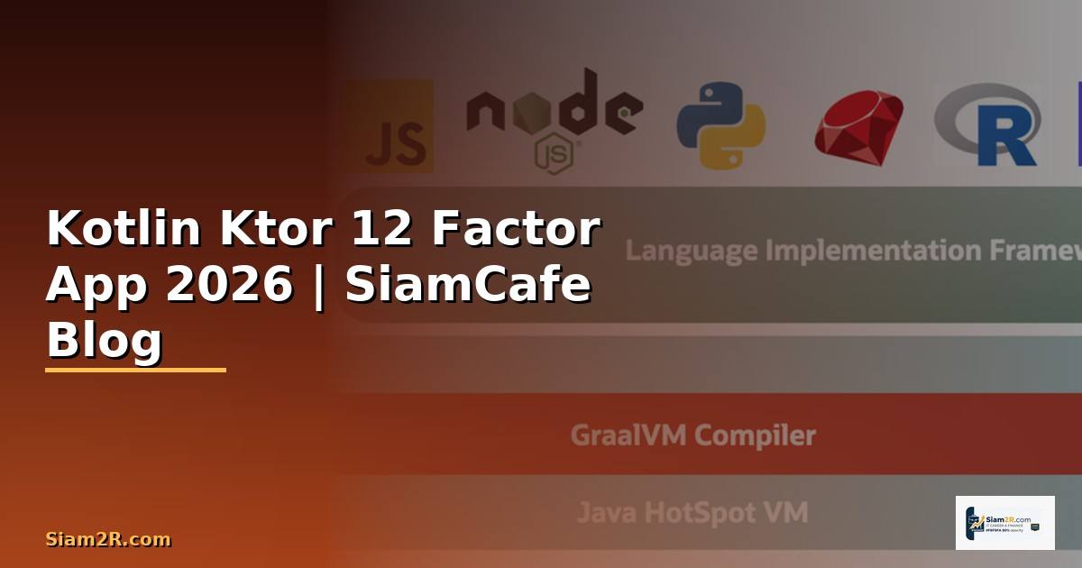 Kotlin Ktor 12 Factor App