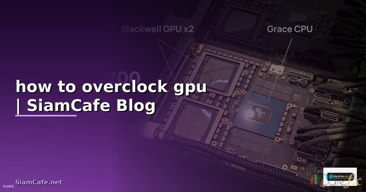 how to overclock gpu