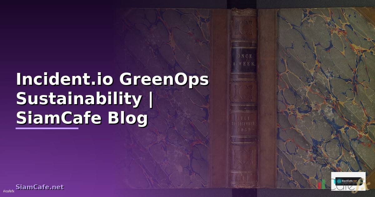 Incident.io GreenOps Sustainability