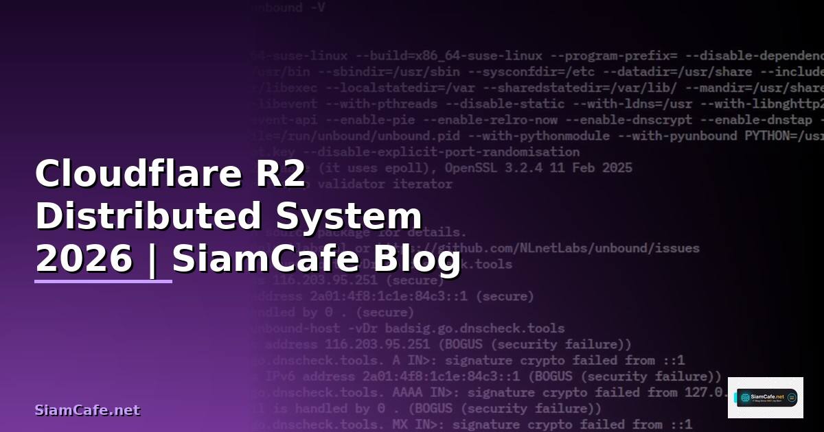 Cloudflare R2 Distributed System