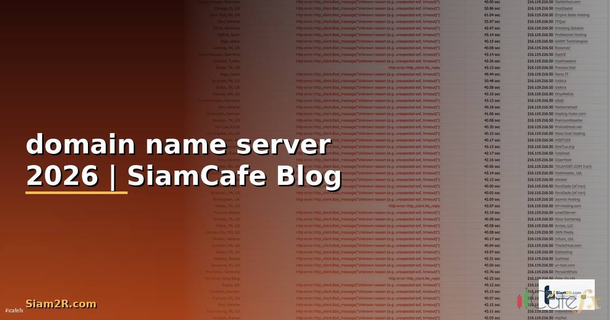 domain name server คือ