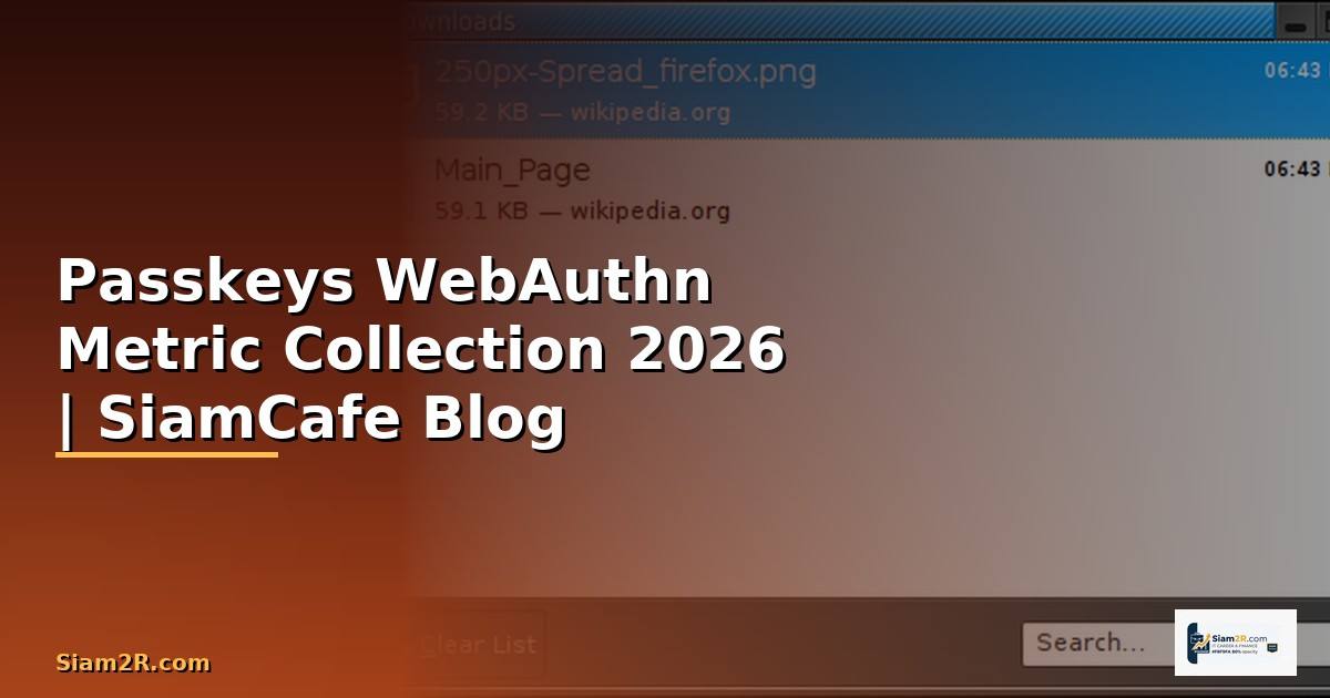 Passkeys WebAuthn Metric Collection