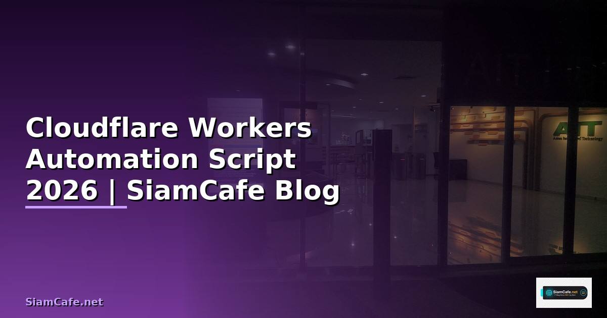 Cloudflare Workers Automation Script