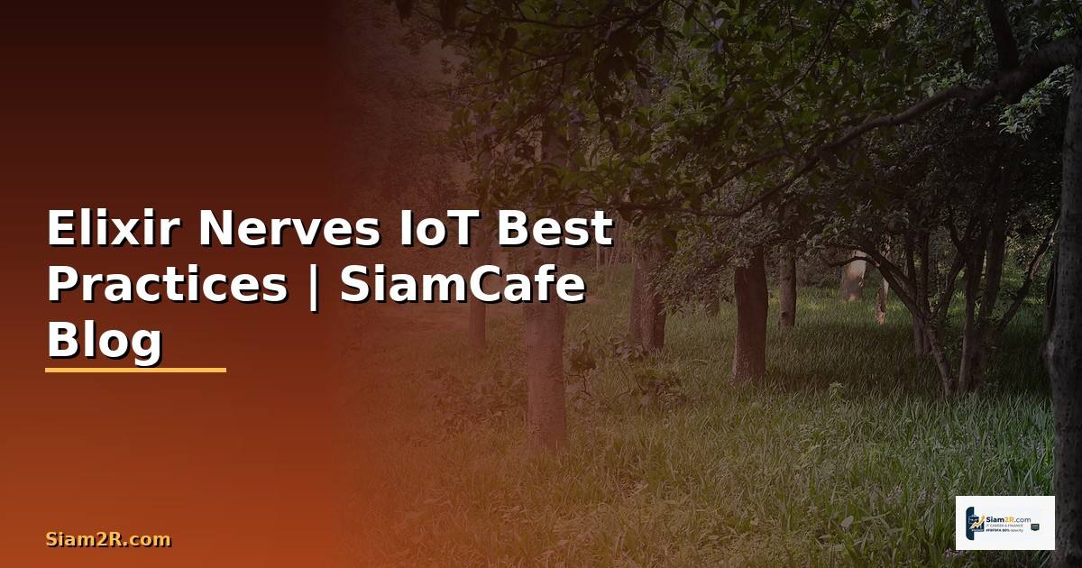 Elixir Nerves IoT Best Practices ที่ต้องรู้