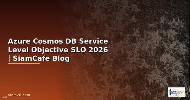 Azure Cosmos DB Service Level Objective SLO