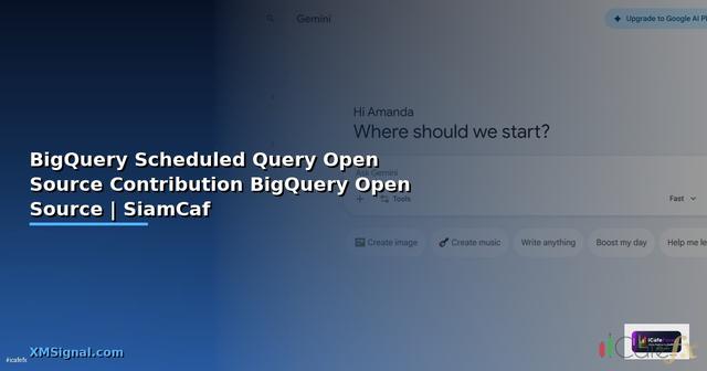 BigQuery Scheduled Query Open Source