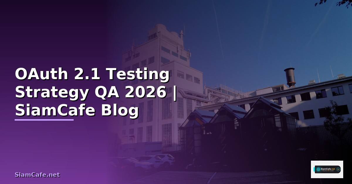 OAuth 2.1 Testing Strategy QA