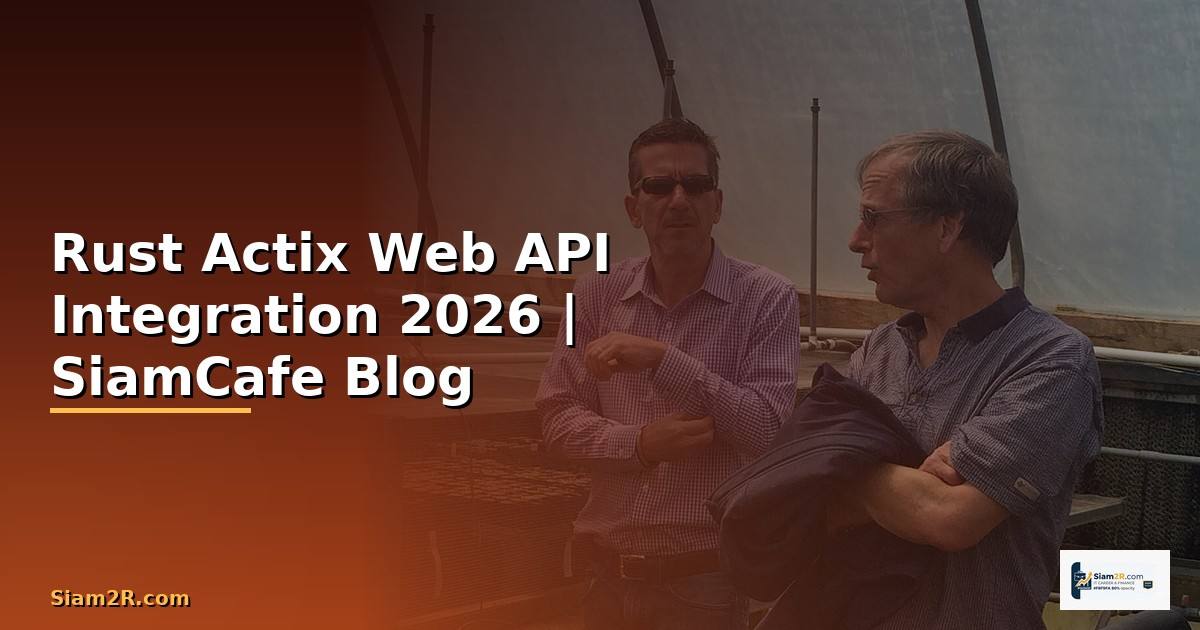 Rust Actix Web API Integration เชื่อมต่อระบบ