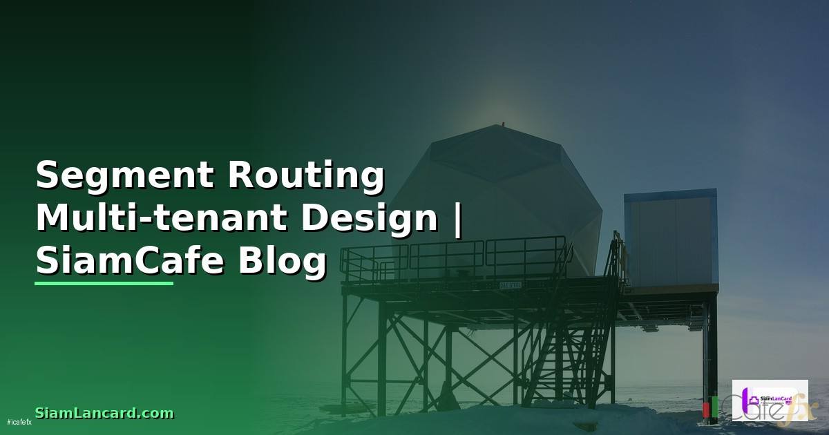 Segment Routing Multi-tenant Design