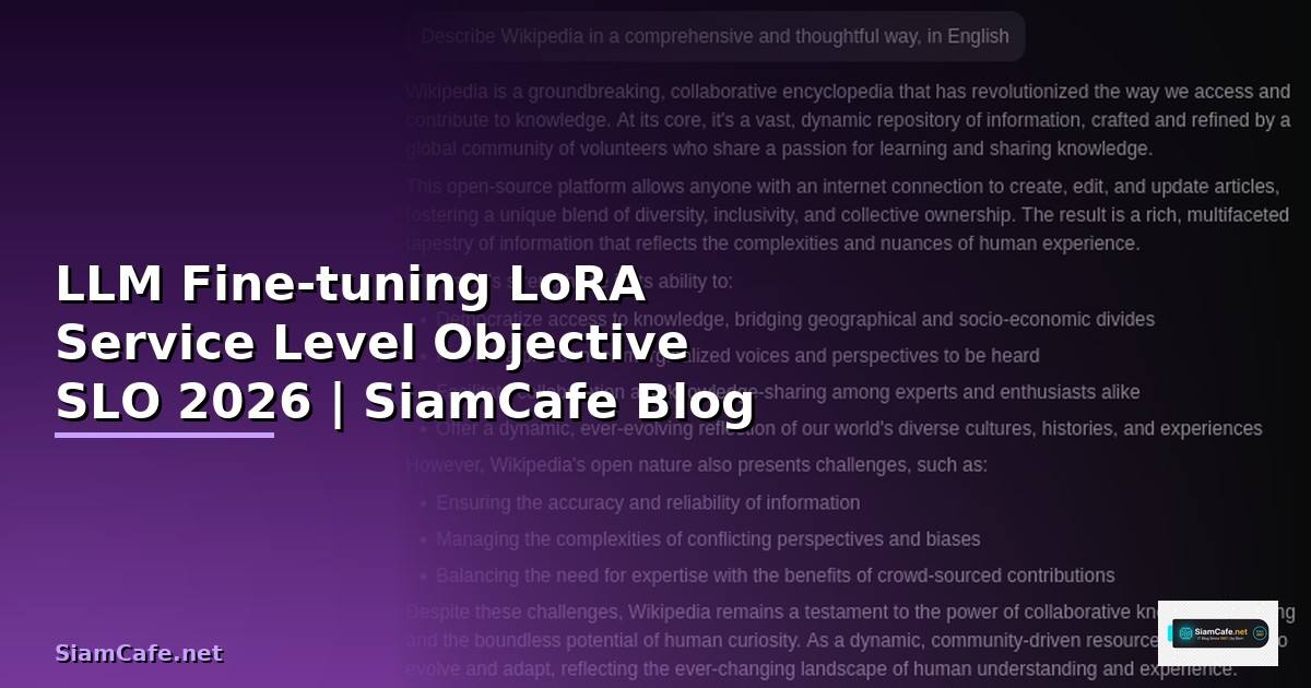 LLM Fine-tuning LoRA Service Level Objective SLO