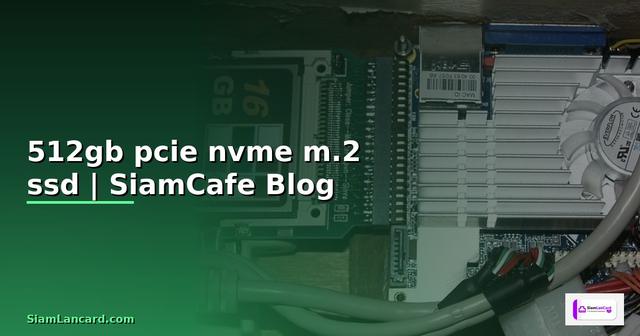 512gb pcie nvme m.2 ssd คือ