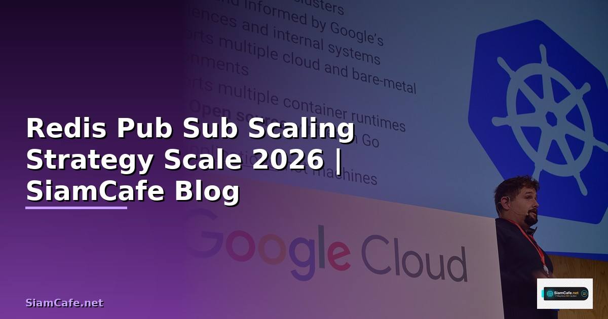 Redis Pub Sub Scaling Strategy วิธี Scale