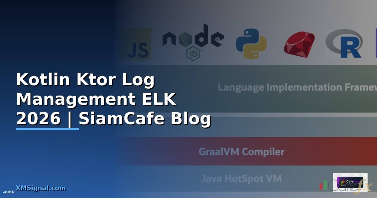 Kotlin Ktor Log Management ELK — คู่มือฉบับสมบูรณ์ 2026