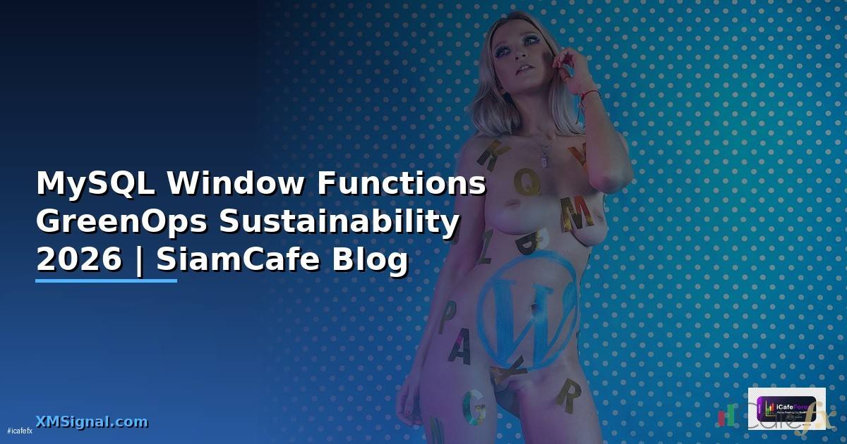 MySQL Window Functions GreenOps Sustainability