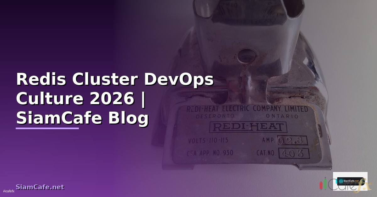 Redis Cluster DevOps Culture