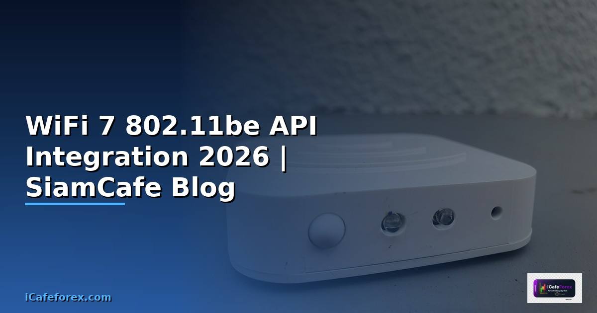 WiFi 7 802.11be API Integration เชื่อมต่อระบบ