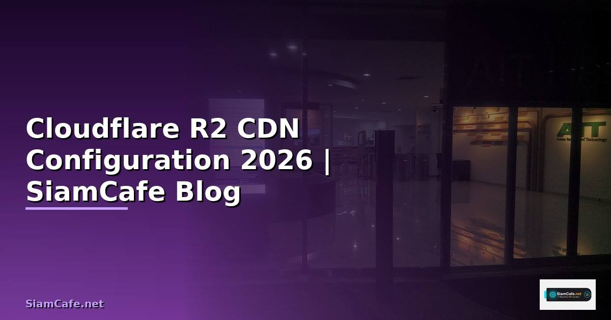 Cloudflare R2 CDN Configuration
