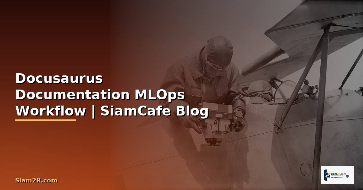 Docusaurus Documentation MLOps Workflow