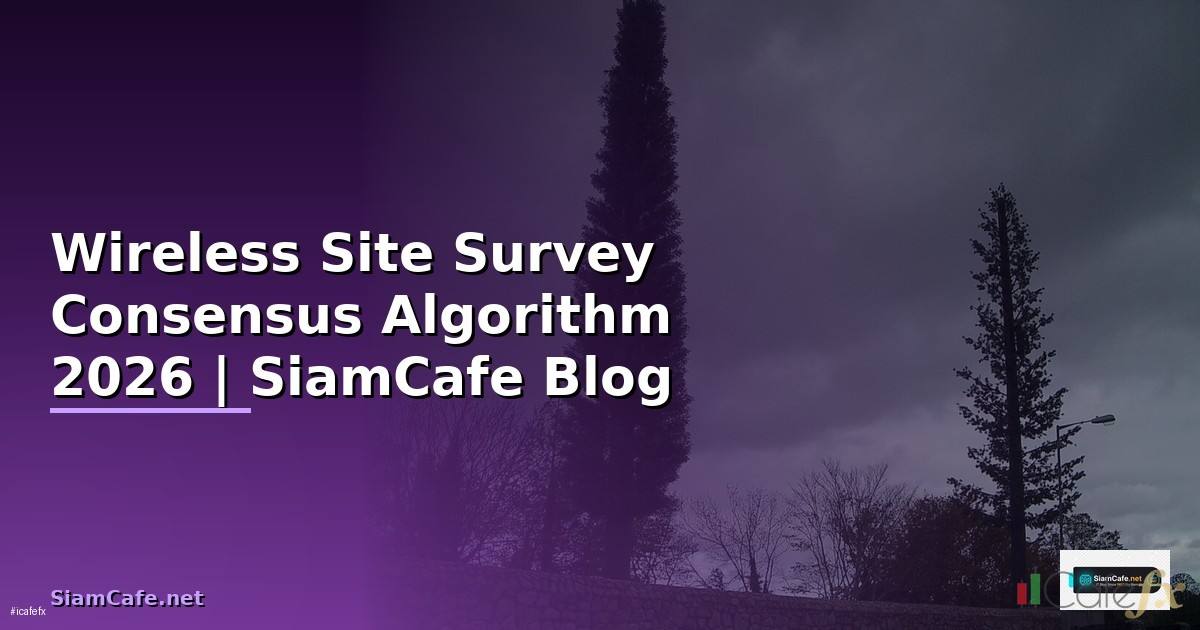Wireless Site Survey Consensus Algorithm