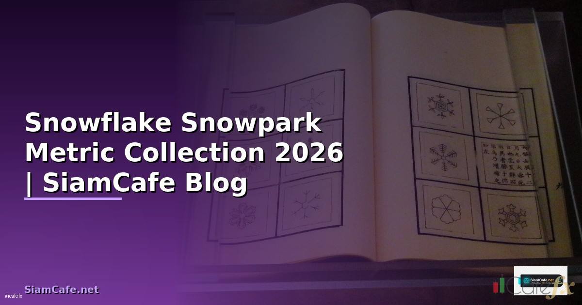 Snowflake Snowpark Metric Collection