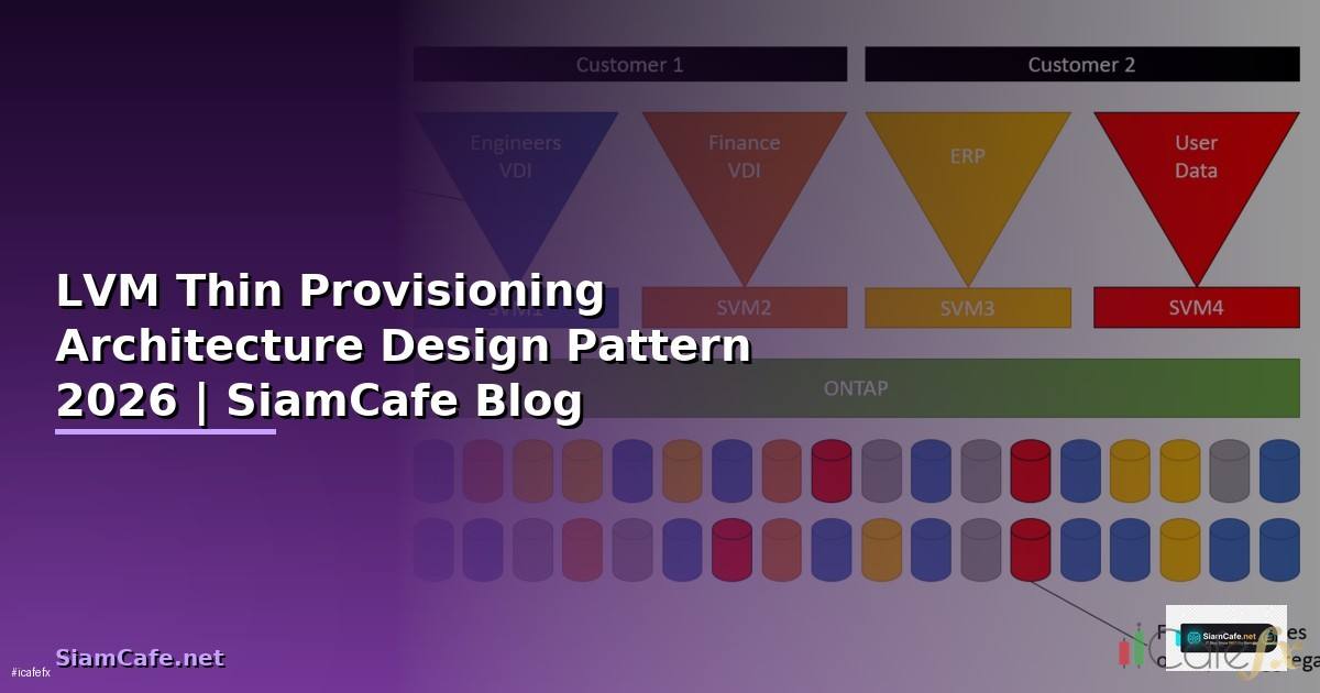 LVM Thin Provisioning Architecture Design Pattern
