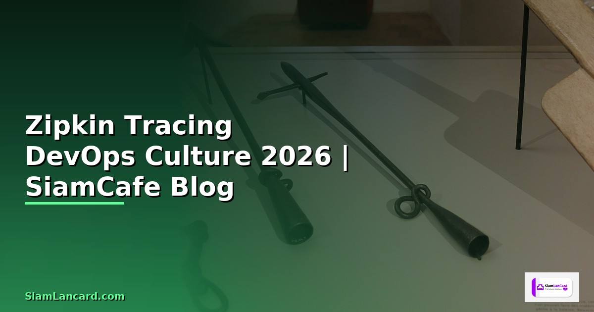 Zipkin Tracing DevOps Culture
