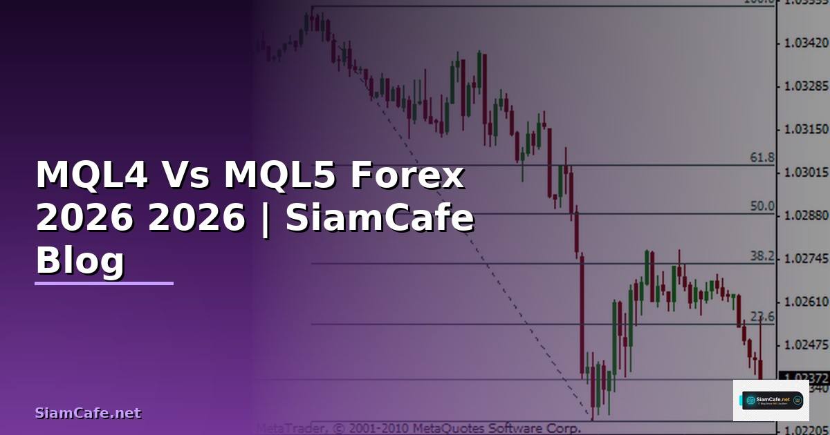 MQL4 Vs MQL5 — คู่มือเทรด Forex ฉบับสมบูรณ์ 2026