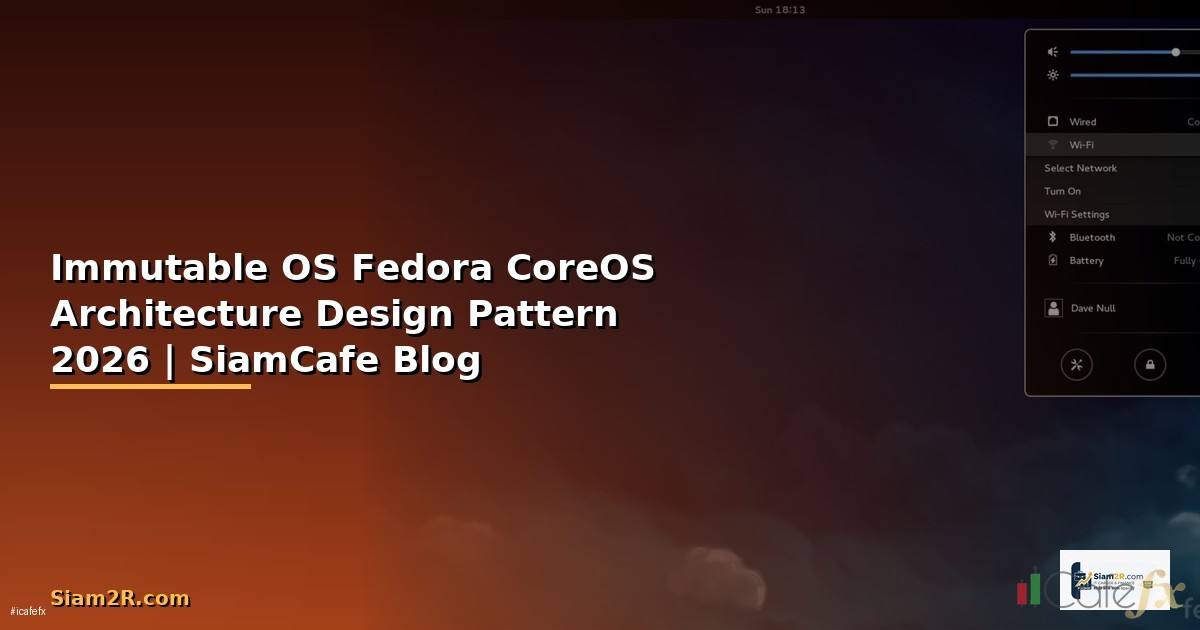 Immutable OS Fedora CoreOS Architecture Design